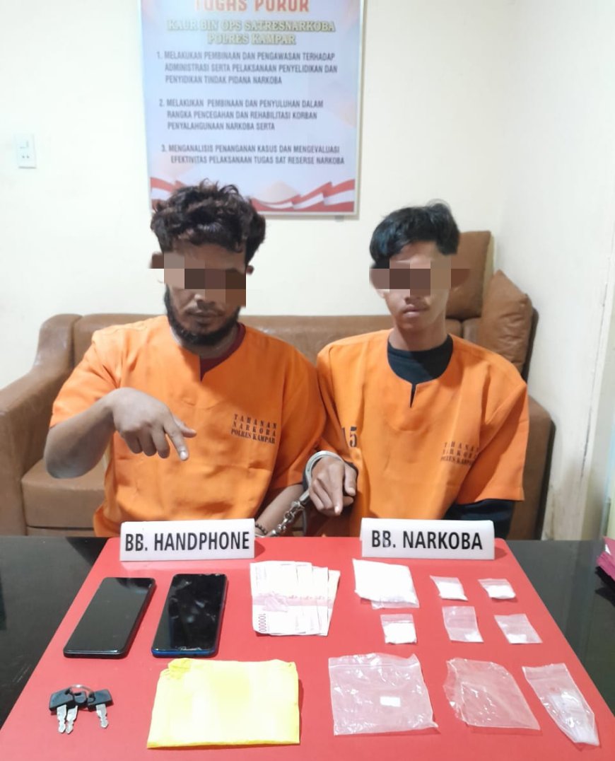 65,10 Gram Sabu-sabu Diamankan Dari Dua Pelaku Warga Suka Mulya
