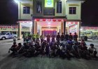 10 Unit Sepeda Motor Terjaring Razia KRYD Wilayah Hukum Polres Kampar