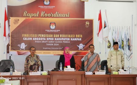 556 DCT Anggota DPRD Kampar di Tetapkan KPU