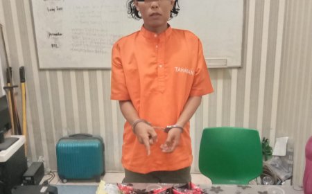 Terekam CCTV, Residivis Warga Gobah Kembali Diamankan Polsek Tambang