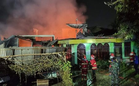 Sijago Merah Mengamuk, Hanguskan 3 Unit Rumah di Bangkinang Kota
