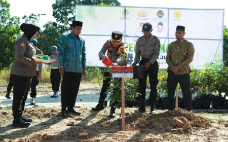 Waka Polres Ajak Penghijauan Dimulai Dari Tempat Tinggal dan Lingkungan