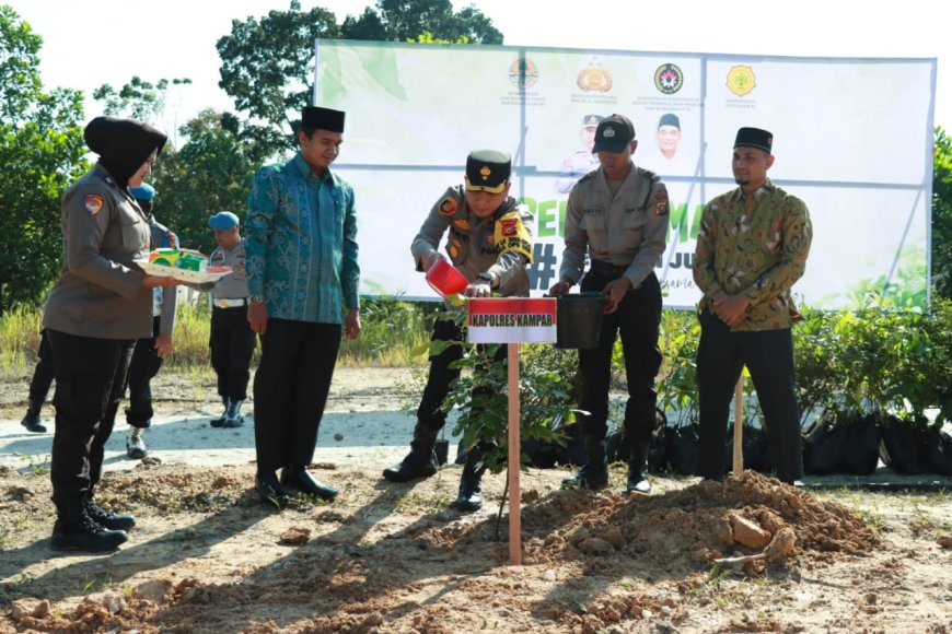 Waka Polres Ajak Penghijauan Dimulai Dari Tempat Tinggal dan Lingkungan