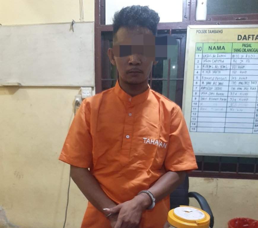 Dalam Hitungan Jam, Pelaku Bongkar Ponsel Ditangkap Polsek Tambang