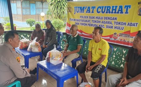 Polsek Siak Hulu Menjaga Kamtibmas dan Pemilu 2024 Sama-sama Penting