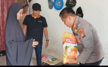 Respon Cepat, Kapolsek Tambang Bantu  Warga Yang Curhat ke Kapolres Kampar. 