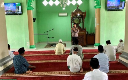 Kapolsek Perhentian Raja : "Moment  Pemilu Adalah Moment Kesatuan Bangsa"