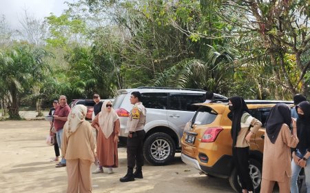 Tak Kenal Lelah, Polsek Kampar Kiri Hilir Lakukan Cooling System Dalam Rangka Pemilu Damai 2024.