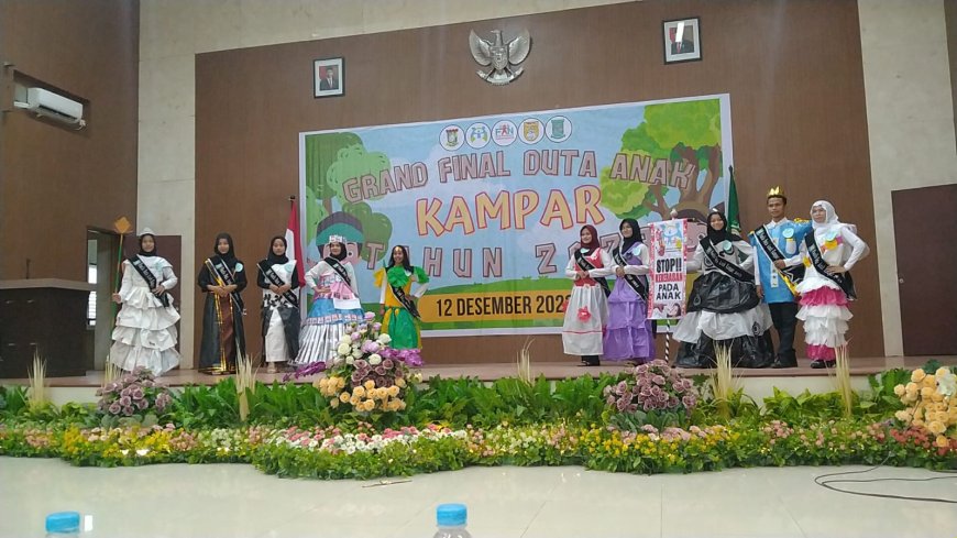 Annisa Resty Gantikan Niken Khairunnisa Rarasati Jadi Duta Anak Kampar 2023
