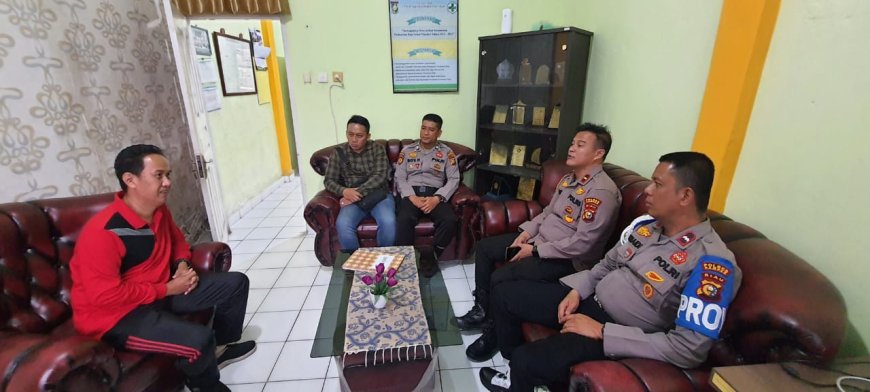 Kapolsek Perhentian Raja Silaturahmi bersama UPIKA Kecamatan Ajak Ciptakan Pemilu Damai