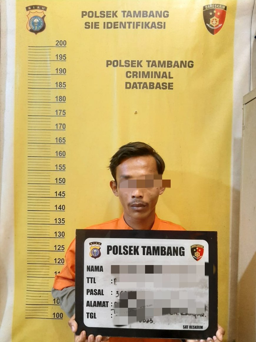 Lakukan Pencurian di 2 TKP, Warga Aursati Ditangkap Polsek Tambang