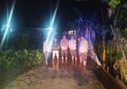 Pastikan Keamanan Warganya, Polsek Perhentian Raja Patroli Seputara Daerah Banjir