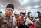 Polsek Perhentian Raja Keliling Sholat Berjama'ah Untuk Sampaikan Cooling System Pemilu Damai 