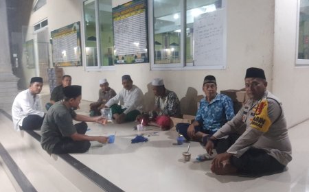 Aktivitas Jajaran Polsek Perhentian Raja, Sholat Subuh Berjama'ah untuk Cooling System