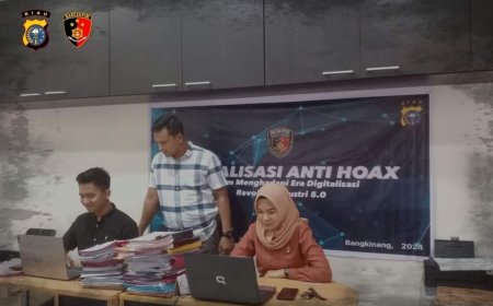 Menjelang Pemilu, Satreskrim Polres Kampar Patroli Siber Antisipasi Berita Hoax