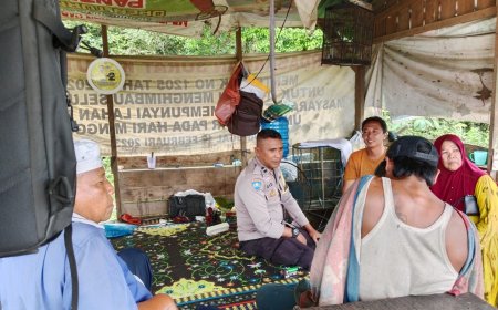 Cooling System Pemilu Damai, Jajaran Polsek Perhentian Raja Tidak Berhenti Berikan Himbauan