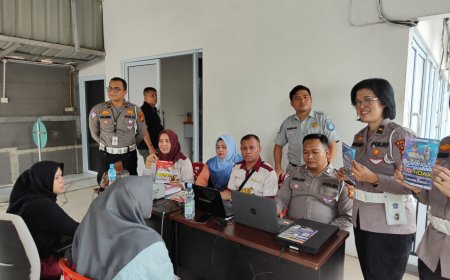 Cooling System Ditlantas Polda Riau kembali mengajak para Wajib Pajak melalui Samsat Tanjak