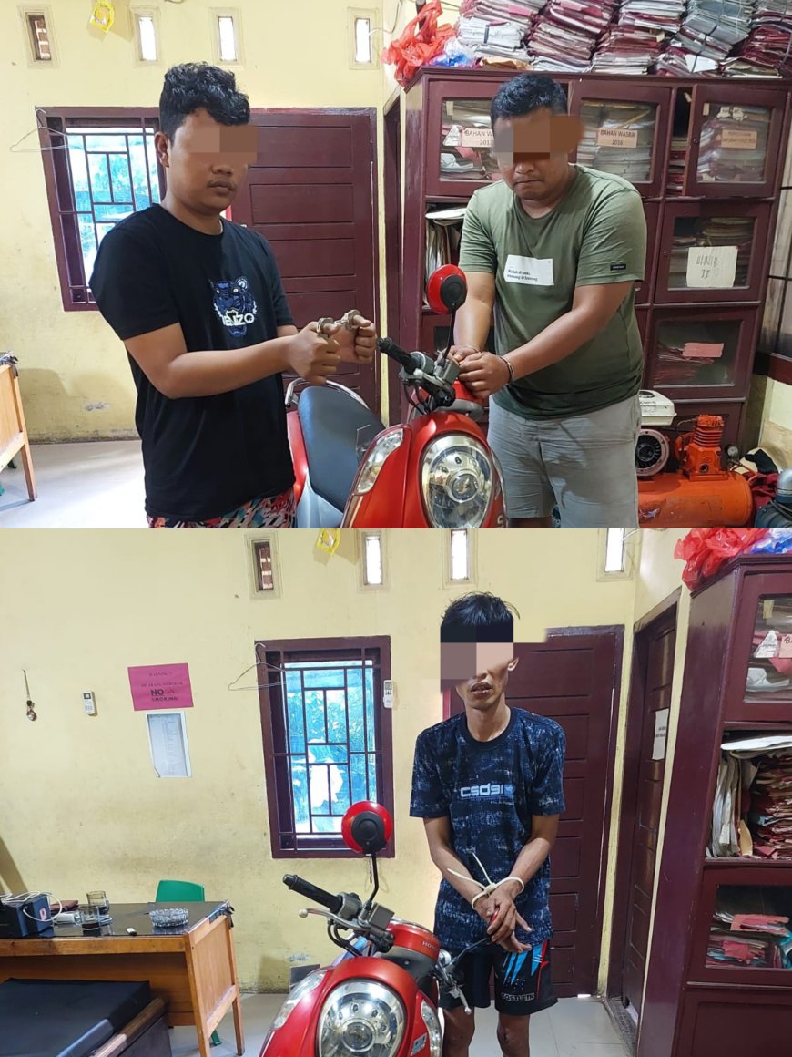 Kurang Dari 1x24 Jam, Polsek Tambang Ringkus 3 Pelaku Curanmor dan Spesialis Bongkar Rumah