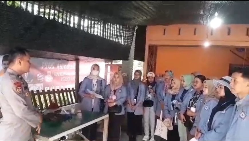 Kapolsek Tambang Sasar Warga Palung Raya dan Kemang Indah Berikan Himbauan Pemilu Damai