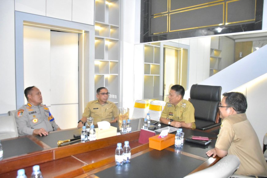 Kepala SPN Polda Riau Temui Penjabat Bupati Kampar