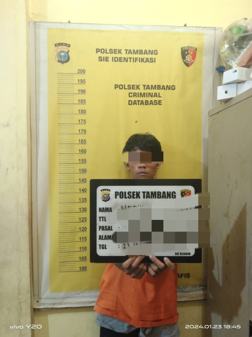 Sempat Dihajar Massa, Pelaku Pencurian  Mesin Air Diamankan Polsek Tambang