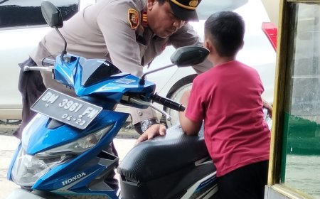 Kapolsek Tambang Titip Pesan Positif Kepada Anak Penerus Bangsa