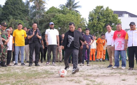 Pj. Walikota Pekanbaru Buka Turnamen Sepak Bola Kulim Cup