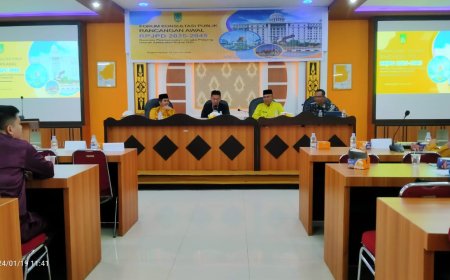 Bupati Rohil Afrizal Sintong Buka Kegiatan Forum Konsultasi Publik RPJPD