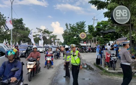 Kombes Taufiq Pastikan Polantas Hadir saat libur Panjang dan ajakan masyarakat gunakan Hak Pilih dalam Pemilu .