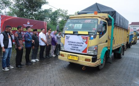Kotak Surat Suara Dapil 5 dan Dapil 6 Didistribusikan KPU Kampar 
