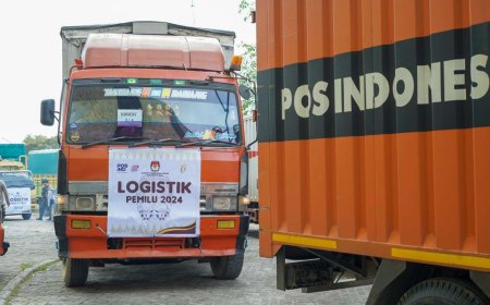 KPU Distribusikan Logistik Pemilu 2024 di Kabuparen Siak