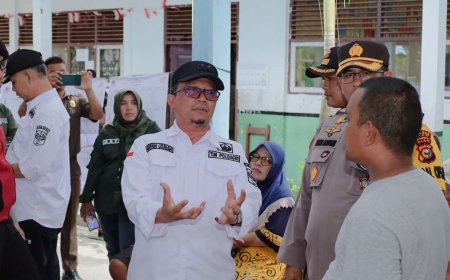 Sekda Siak Usman Arfan Monitoring TPS