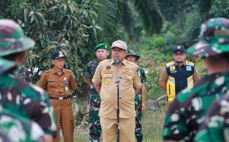 Bupati Siak Inginkan Peresmian Program TMMD-ke 119 Sungai Tengah di Hadiri KSAD TNI
