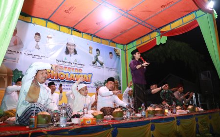 Pemcam Lubuk Dalam Siak Gelar Gebyar Shalawat Sambut Malam Nisfu Sya'ban