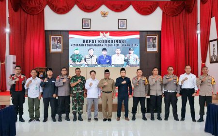 Forkopimda Siak Petakan PAM Pleno Perhitungan Suara Pemilu 2024