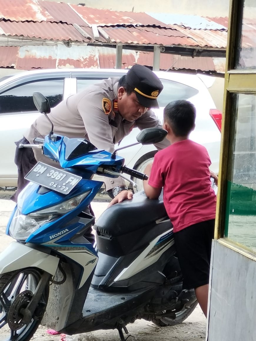 Kapolsek Tambang Titip Pesan Positif Kepada Anak Penerus Bangsa