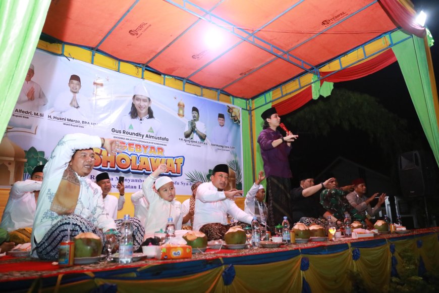 Pemcam Lubuk Dalam Siak Gelar Gebyar Shalawat Sambut Malam Nisfu Sya'ban