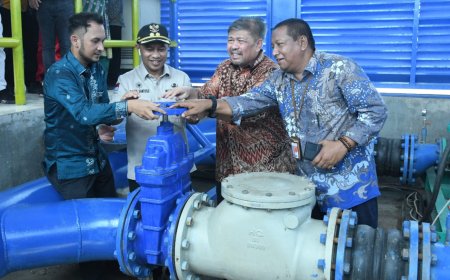 Bengkalis Saat Ini Miliki Pipa Transmisi Penyediaan Air Baku