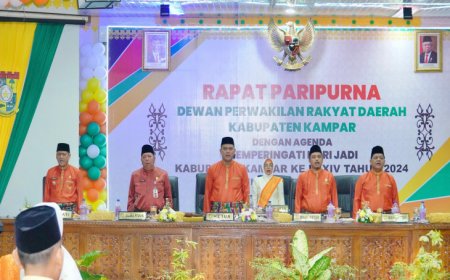 Ketua DPRD M. Faisal Harapkan Kampar Melaju Dengan Semangat Kebersamaan Menuju Indonesia Emas 20245