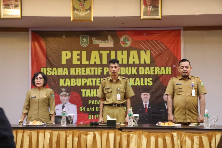 Dinas Koperasi UKM Bengkalis Latih UMKM