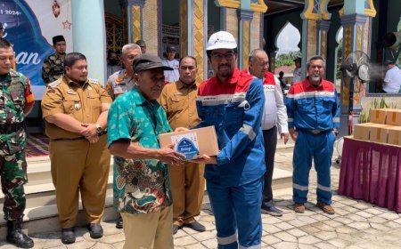 Energi Kebersamaan, PHR Gelar Pasar Sembako Murah di Desa Tertua di Tapung Hilir Kampar