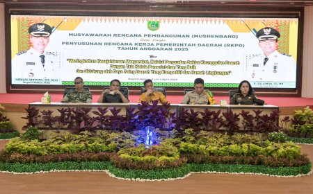 Afrizal Sintong Buka Musrenbang RKPD 2025