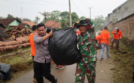 Densus 88 AT Polri dan Polda Banten  Aksi Sosial Peduli Lingkungan