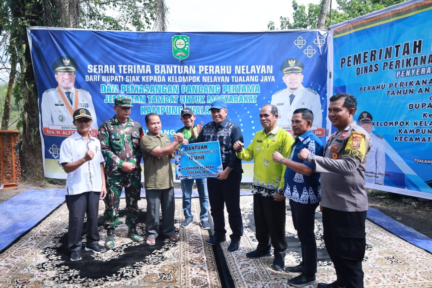 Pemkab Siak Bangun Dermaga di Kampung Tualang