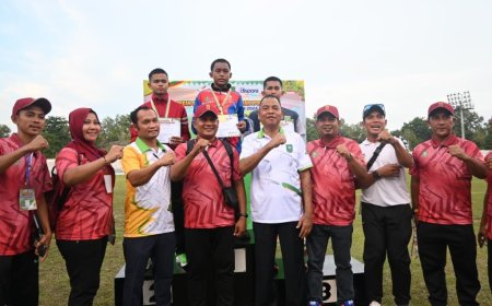 Kabupaten Bengkalis Sabet 10 Medali POPDA