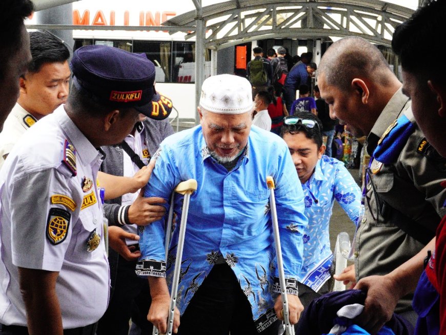 Jamaah Haji Kabupaten Siak Pulang Dengan Kapal Dumai