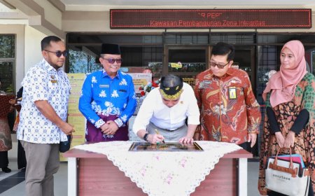 Sekda Siak Hadiri Peresmian Mushalla dan Loket Pelayanan BPN Siak