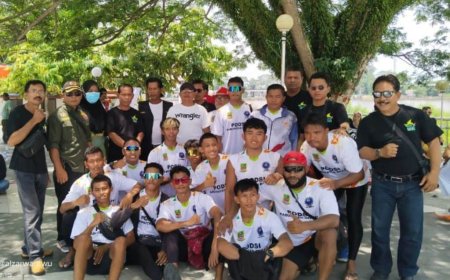 Team PODSI Kabupaten Bekasi Raih Juara I Pada Rice Even Srindit Boad 2024  Di Siak