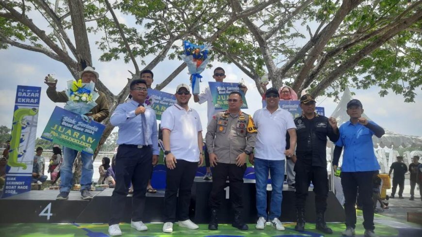 Tim PODSI Bekasi Kembali Jadi Juara Serindit Boat Race 2024