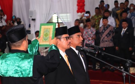 Ahmad Taridi Resmi Jabat Ketua DPRD Kampar